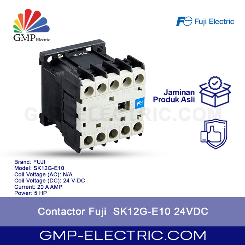 Contactor Fuji SK12G-E10 24VDC