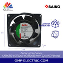 Cooling Fan Saiko GN80B2-E01/220V 80x80x38 mm 220VAC Persegi