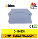 End Plate Terminal Block Fuse Blox D-4HESI Grey f/ FJ-4HESI