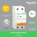 MCB Schneider Domae 2P 4A 6kA  DOMF01204