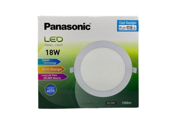 Downlight LED Panel Panasonic NNP74666 D.225mm 18W CDL(6500K) Eridani