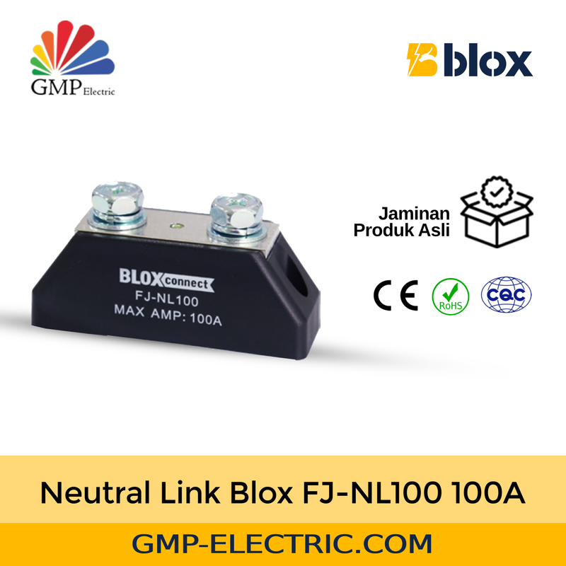 Terminal Block Neutral Link Blox FJ-NL100 100A