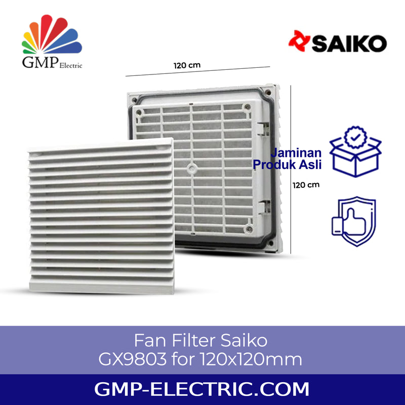 Fan Filter Saiko GX9803 for 120x120mm