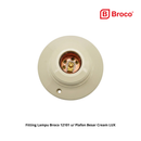 Fitting Lampu Broco 12101 u/ Plafon Besar Cream LUX