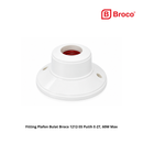 Fitting Plafon Bulat Broco 1212-55 Putih E-27, 60W Max