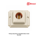 Fitting Lampu Broco 1210 Plafon Besar Cream Max.60W