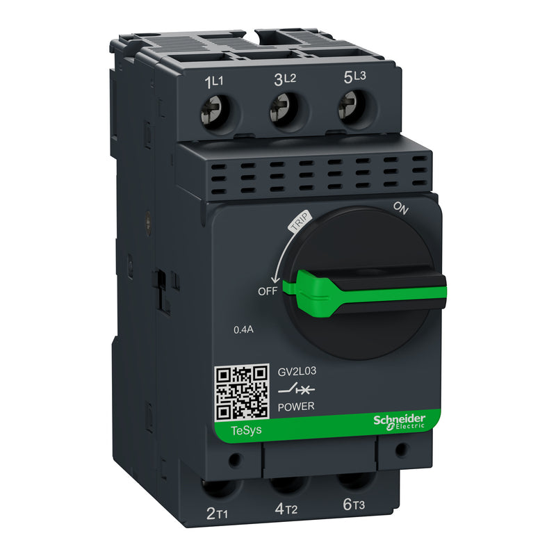 Schneider GV2L03 – GV2L32 - Motor Circuit Breaker TeSys Deca 0.09–15kW Proteksi Magnetik Motor | GV2L03 / GV2L04 / GV2L05 / GV2L06 / GV2L07 / GV2L08 / GV2L10 / GV2L14 / GV2L16 / GV2L20 / GV2L22 / GV2L32