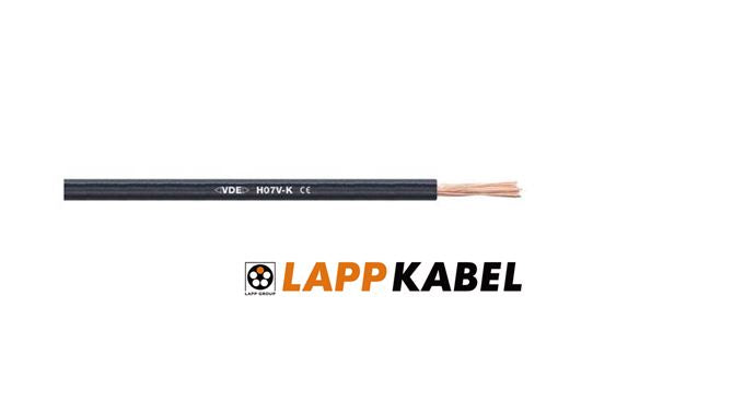 Kabel Power LAPP (H)07V-K 1x2.5 Black @ 100 mtr