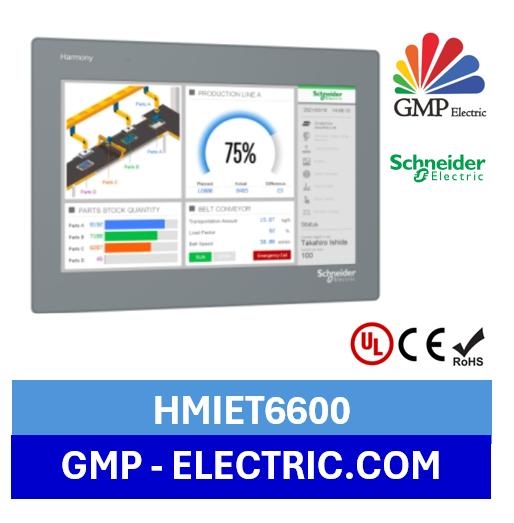 LCD Touch Panel HMIET6600 12" COLOR TFT Screen