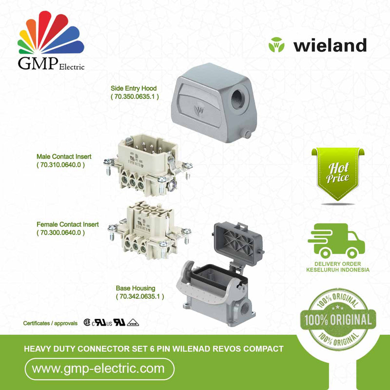 Heavy Duty Connector Set 6 Pin Wilenad Revos Compact