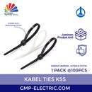 Kabel Tie KSS CV-100K 100x2.5mm Black @1000 pcs