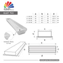 Kap Lampu NB TKI 2x40W (Kosong)