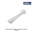 Kabel Ties Sigma CS-1020XL 1020mmx9mm Transparent @100 pcs