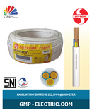 Kabel Serabut Multicore (Color) Supreme NYMHY 3x2,5 mm @100 mtr White 300/500V