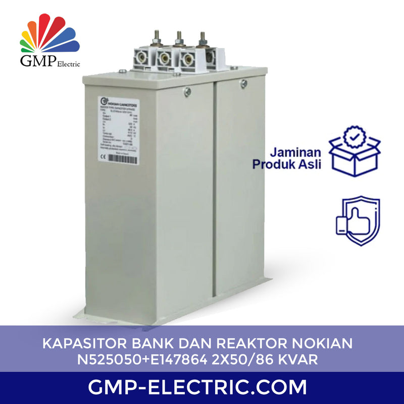 Kapasitor Bank dan Reaktor Nokian N525050+E147864 2x50/86 kvar