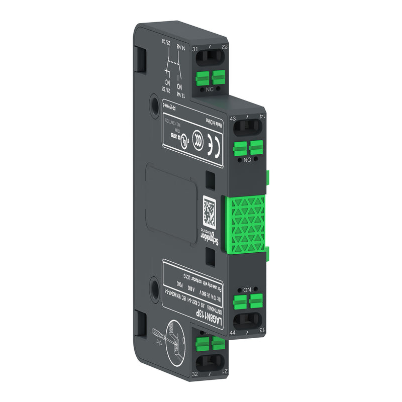 Schneider LAG8N113 /  LAG8N113P – Blok Kontak Bantu 1NO+1NC untuk Kontaktor TeSys Giga LC1G Side Mounting IP20