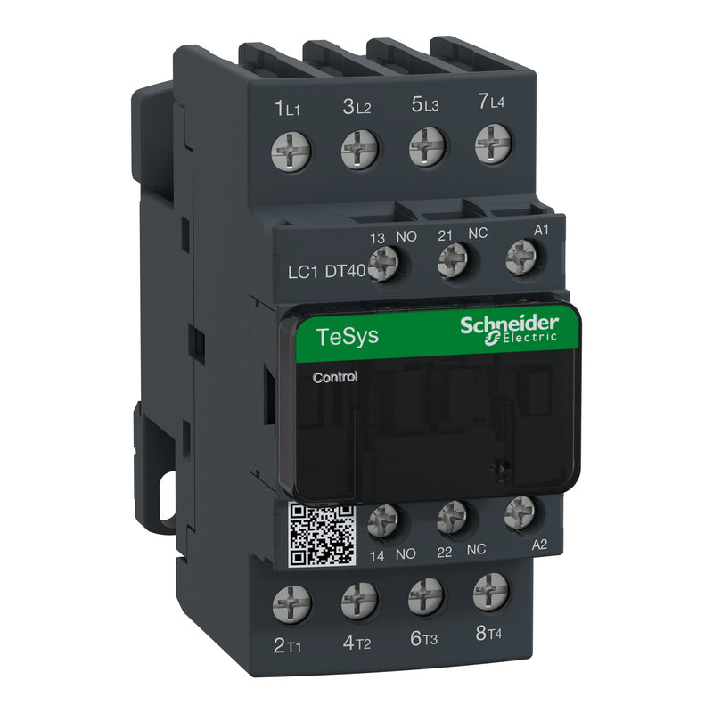 Kontaktor Schneider LC1DT40 40A 4NO Auxilary 1NO+1NC LC1DT40M7 / LC1DT40P7 / LC1DT40F7 / LC1DT40FD / LC1DT40E7 / LC1DT40BD / LC1DT40D7 / LC1DT40JL