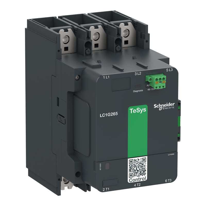 Schneider LC1G330 - Kontaktor TeSys Giga 3P 330A 200kW AC3 + 1NO+1NC Auks Coil 24–500V | LC1G330KUEN / LC1G330EHEN / LC1G330LSEA