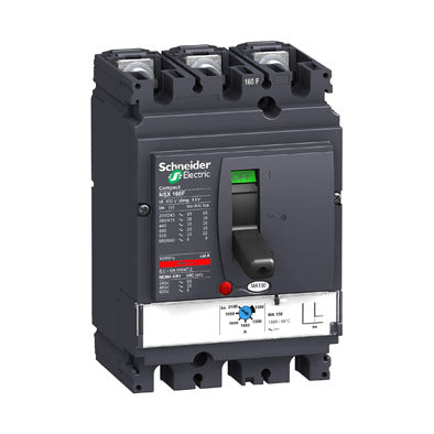 Breaker Schneider NSX100F 3P 16A 3P 11.2-16A 36kA LV429638