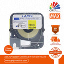 Label Tape Cassete Letatwin LM-TP-312Y 12 mm Yellow