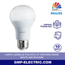 Lampu LEDBulb Philips E-27 10W/83W 6500K White A60 Mycare