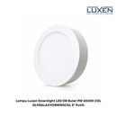 Lampu Luxen Downlight LED OB Bulat 9W 6500K CDL DL9GALAXYOBWRDCDL 5" Putih