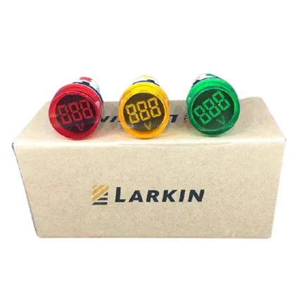 Larkin Led Pilot Lamp With Voltage Indicator Red 50-450V Chint LD16-22DV