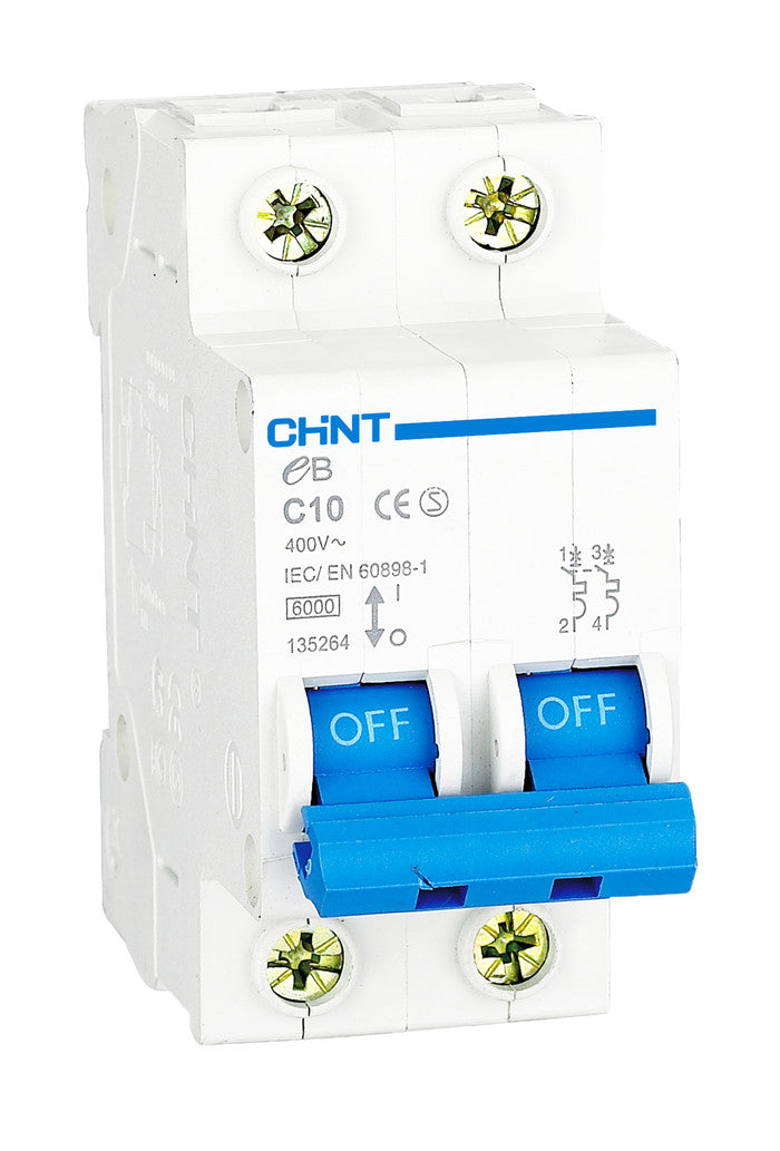 MCB Chint 2P 16A 4,5kA