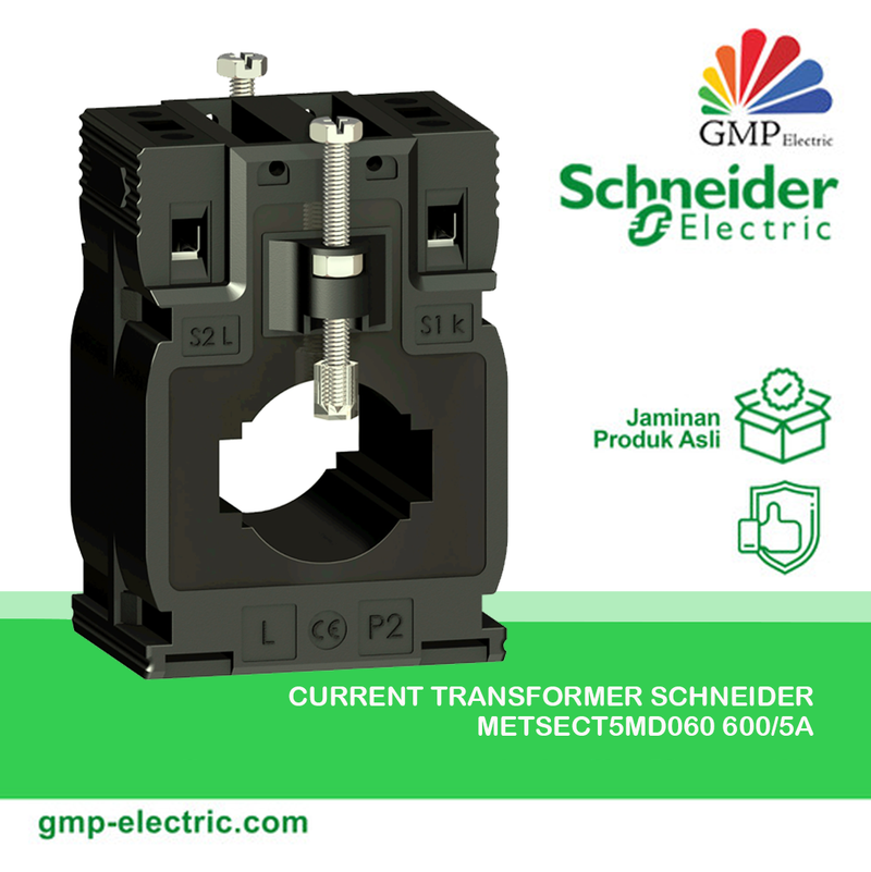 Current Transformer Schneider METSECT5MD060 600/5A, Class 0.5, Max Dia. 40mm