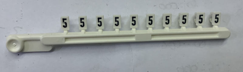 Marking Tag Wieland Tear Off 9704 A/5 B (04.841.1550.0) "5"