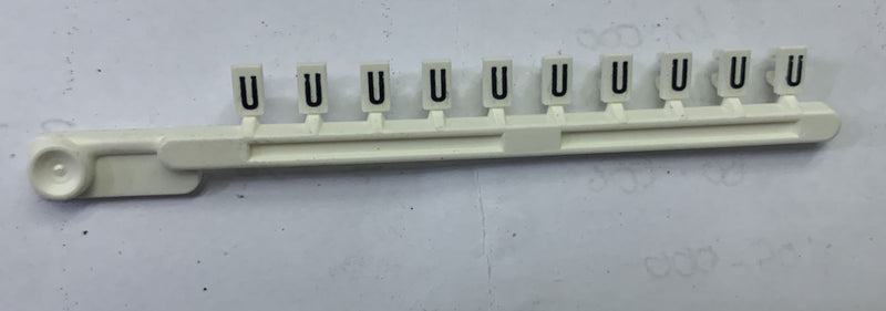 Marking Tag Wieland Tear Off 9704 A/UG B (04.841.4250.0) "U"