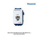 Mata Outlet LAN (RJ45) Panasonic WEJ 2488 CAT 5E 1 Device Wide Series White