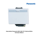 Mata Saklar Panasonic WEJ-5541 "B" 2 Device White Full Color Wide C