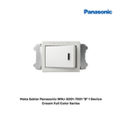 Mata Saklar Panasonic WNJ-5001-7001 "B" 1 Device Cream Full Color Series