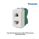 Mata Stop Kontak Panasonic WEJ-10919 Universal Wide Series White