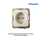 Mata Stop Kontak Panasonic WEJ-1121-7 2P+E Cream Full Color Wide C