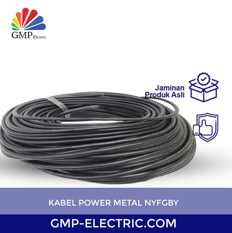 Kabel Power Kabel Metal NYFGBY 3x1.5 mm Black 0.6/1KV