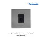 Outlet Telpon (RJ11) Panasonic WEJ-2164H Wide Style Dark Grey
