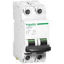 Schneider Electric MCB C60H-DC (Miniature Circuit Breaker DC) 2P | A9N61522, A9N61524, A9N61526, A9N61528, A9N61531, A9N61532, A9N61533, A9N61535, A9N61537, A9N61538, A9N61539