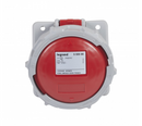 Industrial Panel Mounting Legrand Socet 4x63A Red/White IP67 (555588) NEW
