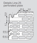 Mounting Plate Legrand 36015 500(H)x400(W)