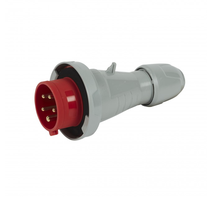 Industrial Plug Legrand 5x16A Red/White IP67 (555329) NEW