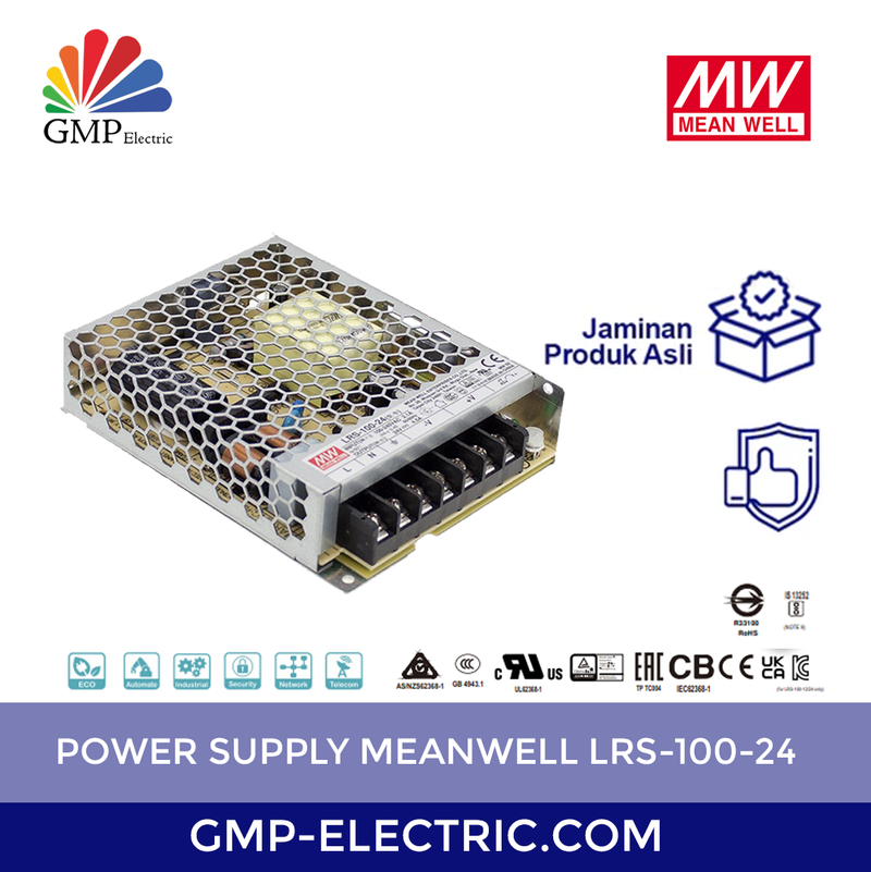 Power Supply Meanwell LRS-100-24