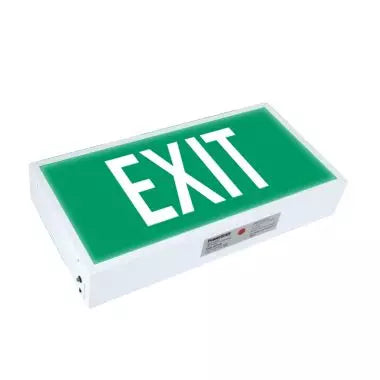 Powercraft Emergency Exit Sign (Single Sided - Surface Box Led) EXB-LED-M-S