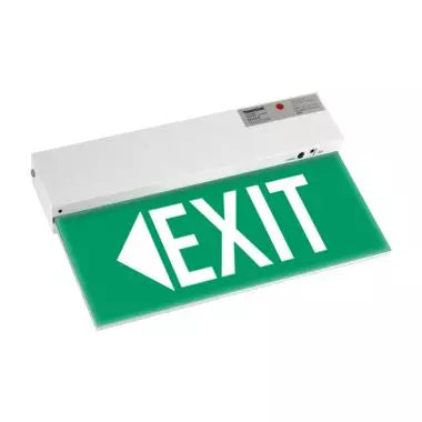 Powercraft Emergency Exit Sign with Direction to Left (Double Sided - Slim Led) EX-LED-M-DL