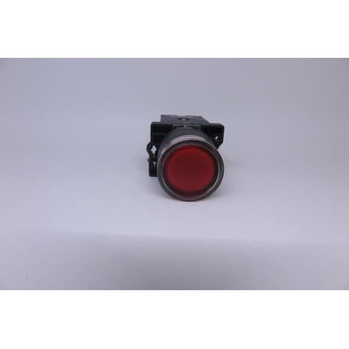 Push Button, Red 1NC Plastic Head LB2-EW3462 220Vac Chint