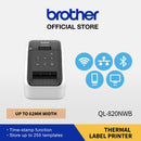 QL-820NWB DK, PC Connect + Network + Wireless + Bluetooth, up to 62mm - Replacement for QL-720NW