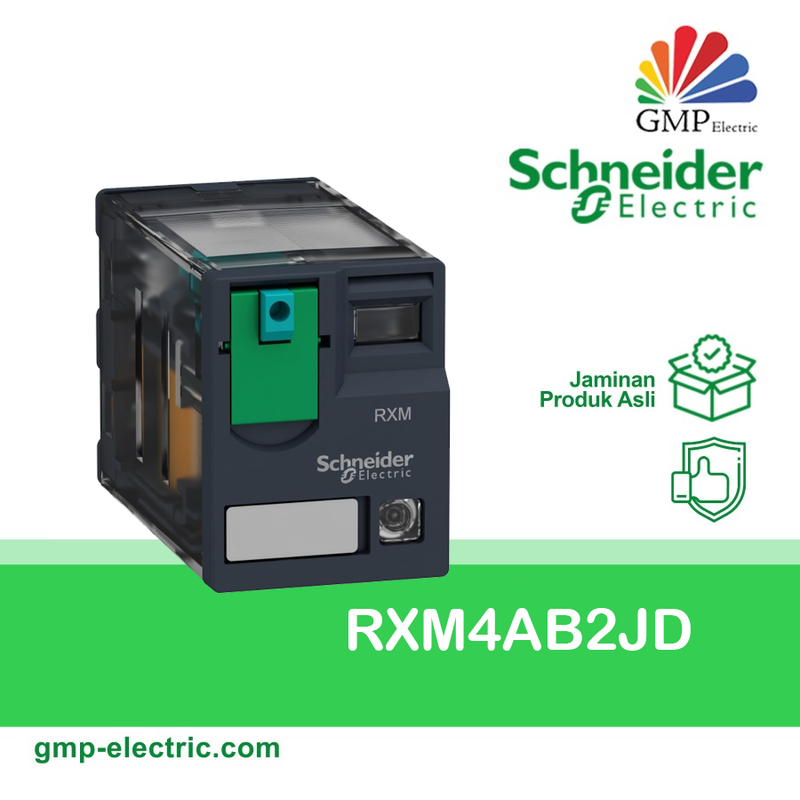 Relay Schneider RXM4AB2FD 110VDC, LED Indicator, 4 C/O 6A 250VAC