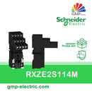 Socket Relay Schneider RXZE2S114M, u/RXM4, 14 kaki, 10A 250VAC