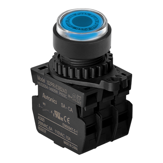 Push Button Autonics S2PR-P1BA 22/25mm Blue